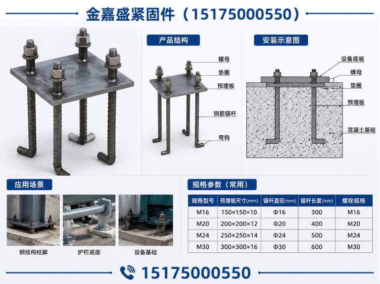 邯山区地脚螺栓展示图